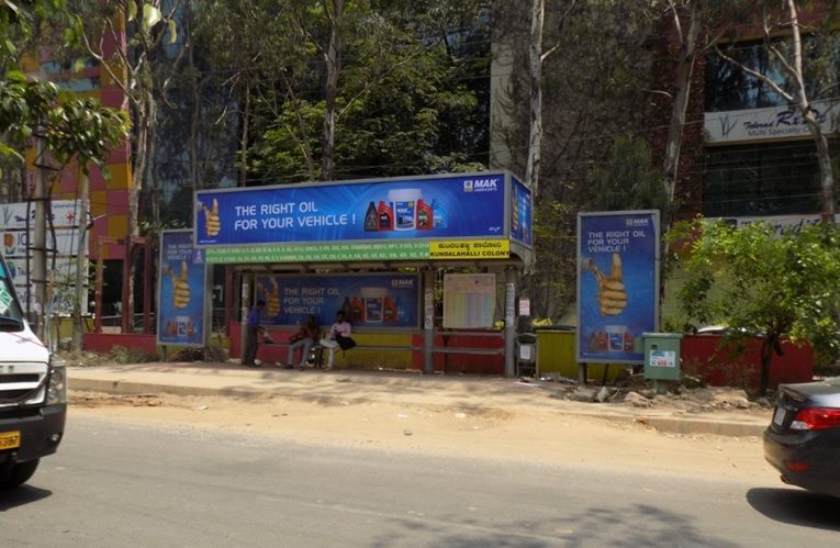 How to Book Hoardings in Bangalore, Best Advertise company on Brookefield Bus Stop in Bangalore